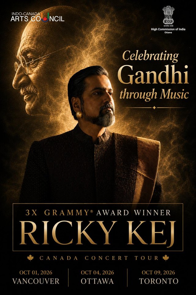 Ricky Kej, Canada Concert Tour 2026